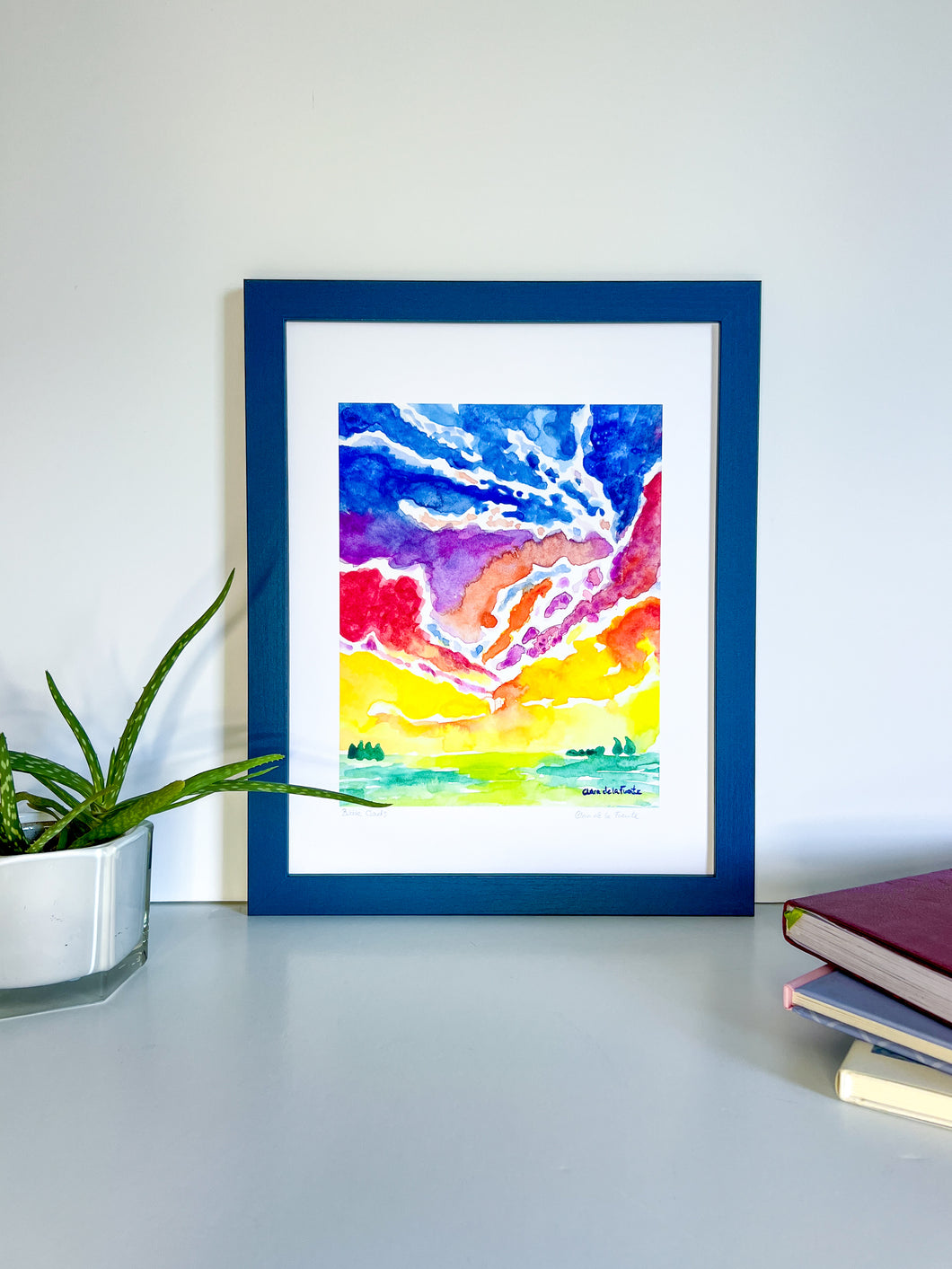 Bubble Clouds Art Print