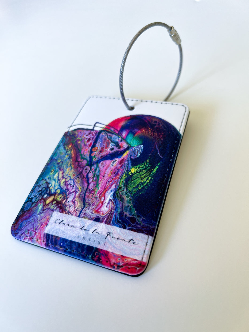 The Kiss Luggage Art Tag