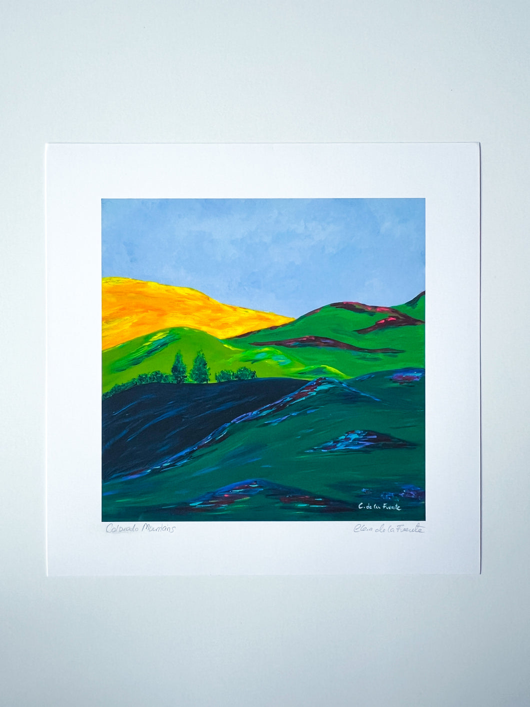 Colorado Mountains Art Print - 2nd Quality