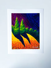 Load image into Gallery viewer, Prairie with Trees Art Print 8x10 - Display print
