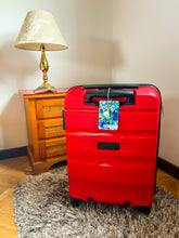 Load image into Gallery viewer, Fire Luggage Art Tag
